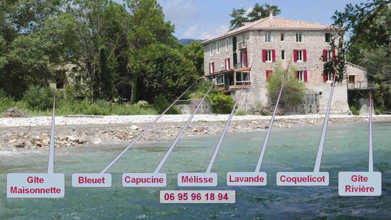 -Moulin De Solaure- Hotel Aix-en-Diois ภายนอก รูปภาพ